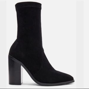 Sol Sana Alexandria black sock booties